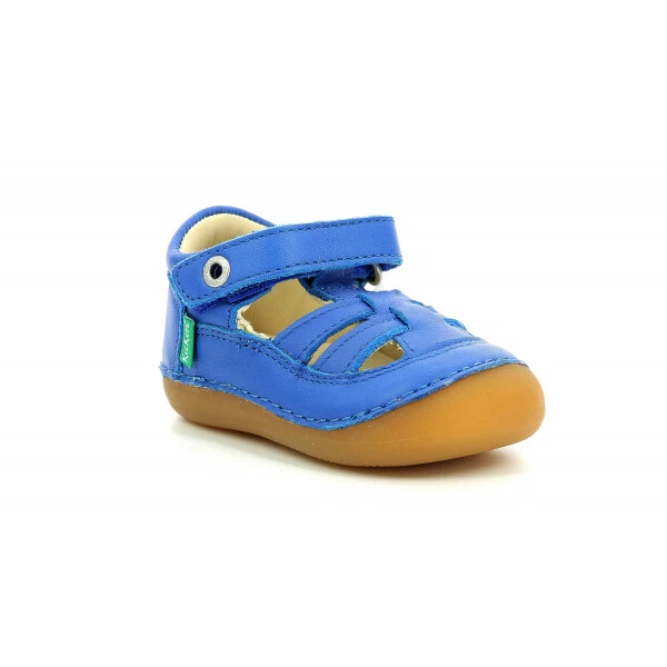 Baskets Kickers Friendly Pour Bébé Garçon - Taille 20 EU - Cuir Marron - Occasion Bon état