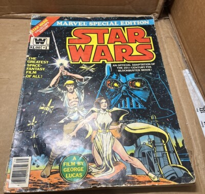 Vintage Star Wars #1 (1977) - Marvel Special Edition Comic - LARGE Treasury Book