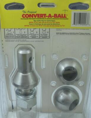 Convert-A-Ball 903 Edelstahl Anhänger Ball Set 1 '' Schaft 1-7/8& 2 '' Ball