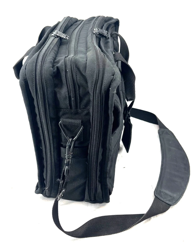 TUMI Negro 18" Viaje Portátil Correa Lateral Hombro Mensajero Maletín Bolso Foto 4 de 4