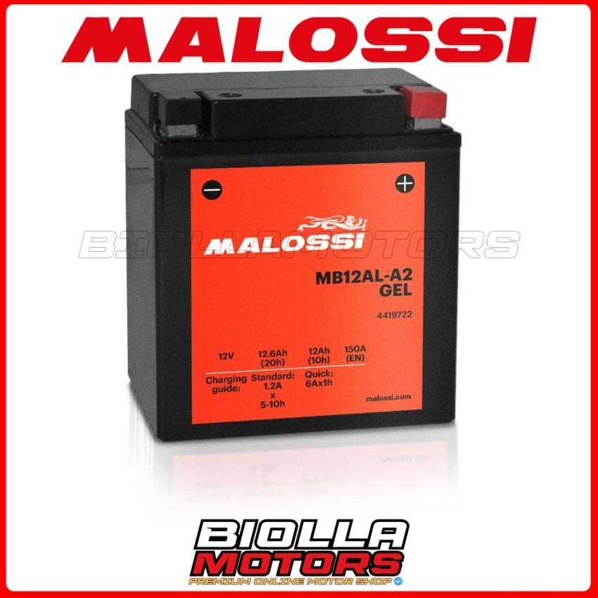 MB12AL-A2 MALOSSI GEL BATTERY Peugeot Pulsion Allure 125 125 2022 YB12AL-A2 441