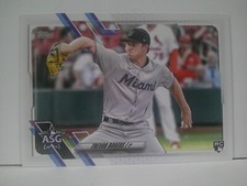 TREVOR ROGERS RC 2021 TOPPS UPDATE ALL-STAR GAME #ASG-11 MIAMI MARLINS