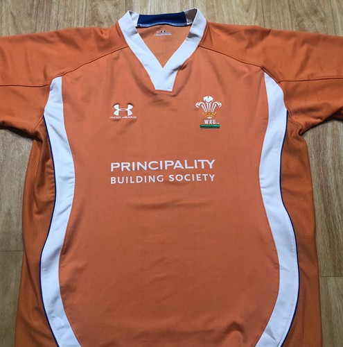 Seltenes Wales Rugby Trikot 2008 Large Under Armour Orange Shirt Principality - Bild 2 von 11