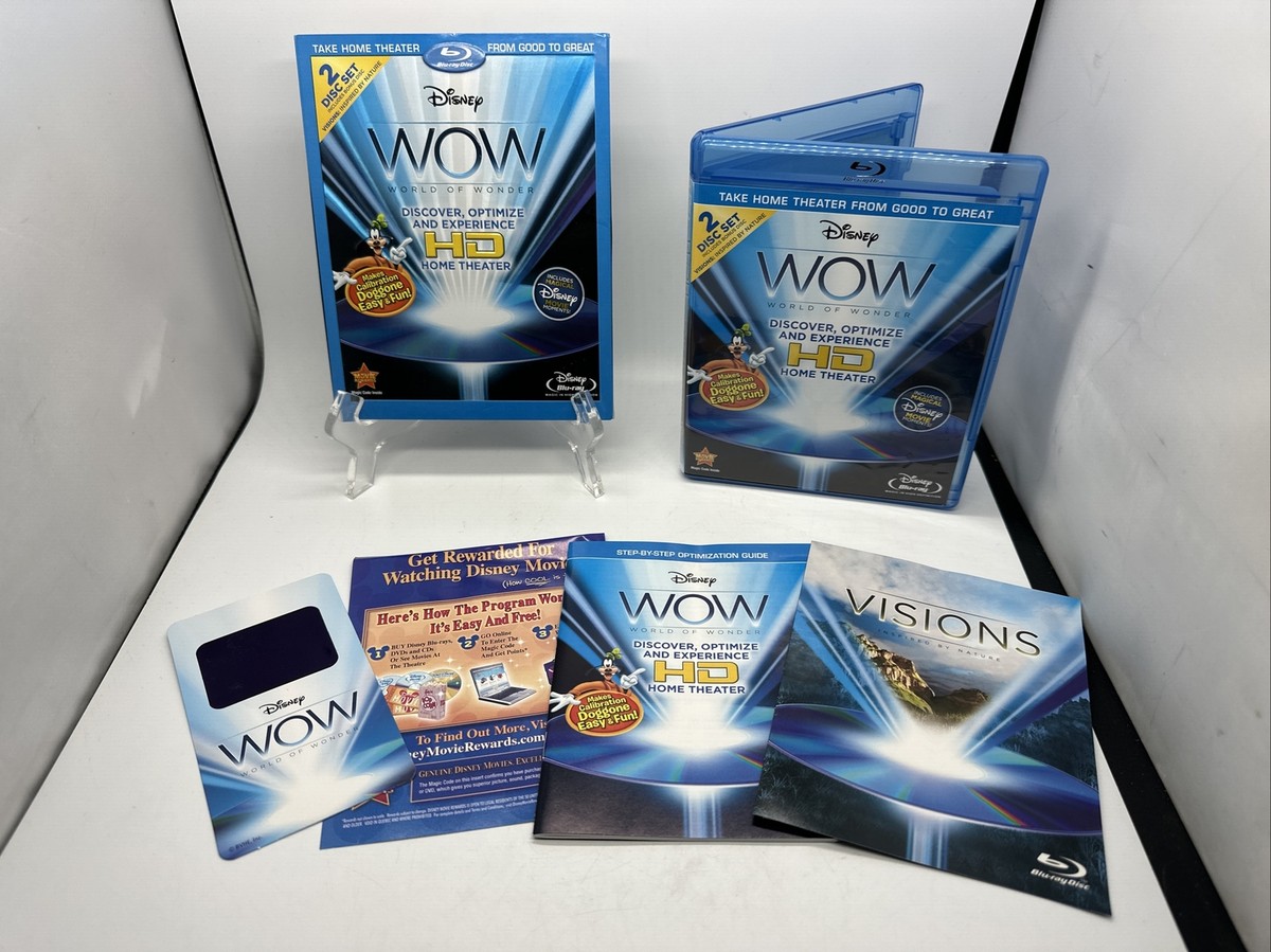 Disney WOW: WORLD OF WONDER Blu-ray Disc 2010 2-Disc Set complete