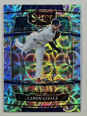 Aaron Civale #78 2022 Panini Select - Scope Prizm Cleveland Guardians