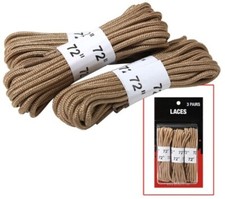 Rothco 72 Boot Laces - 3 Pack - Desert Tan