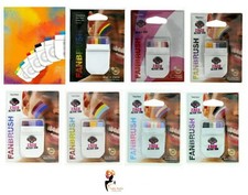 LGBT PRIDE FACE PAINT CRAYON SET Rainbow Trans Bisexual Lesbian Flag Fan-brush