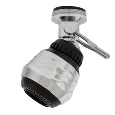 Kitchen Swivel Spray Aerator 1.5 GPM Dual-Thread On/Off Black Chrome Neoperl