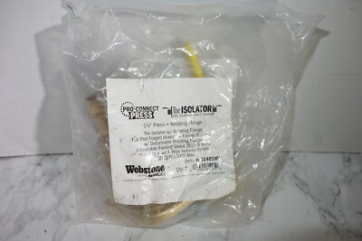 WEBSTONE Nibco Isolator Ball Valve H-81405HV 1-1/4'' inch PRESS x ROTATING FLANGE