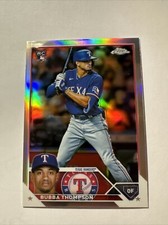 2023 Topps Chrome Bubba Thompson RC #58 Refractor - Texas Rangers