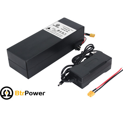 BTR Lithium Battery 48V 10Ah Ebike Battery 20A BMS for Electric Bike 2A Charger