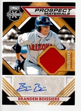 2021 Elite Extra Edition Prospect Materials Auto #PMS-BB Branden Boissiere