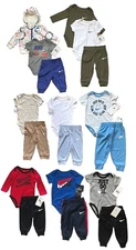 NIKE Bodysuit & Jogger Sets, Baby Boy 2-3 Piece Sets, Size 3M-18M nwt NEW STOCK
