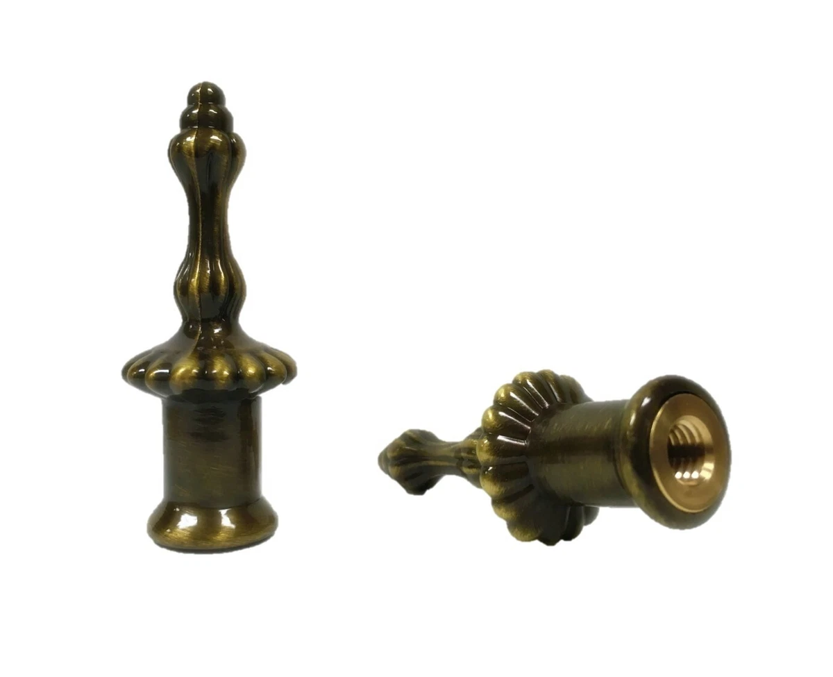 Lamp Finial Pair of 2