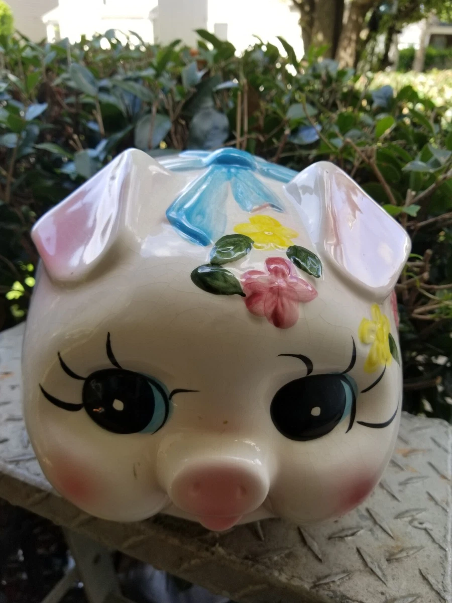 Large ceramic 2024 pig piggy banks