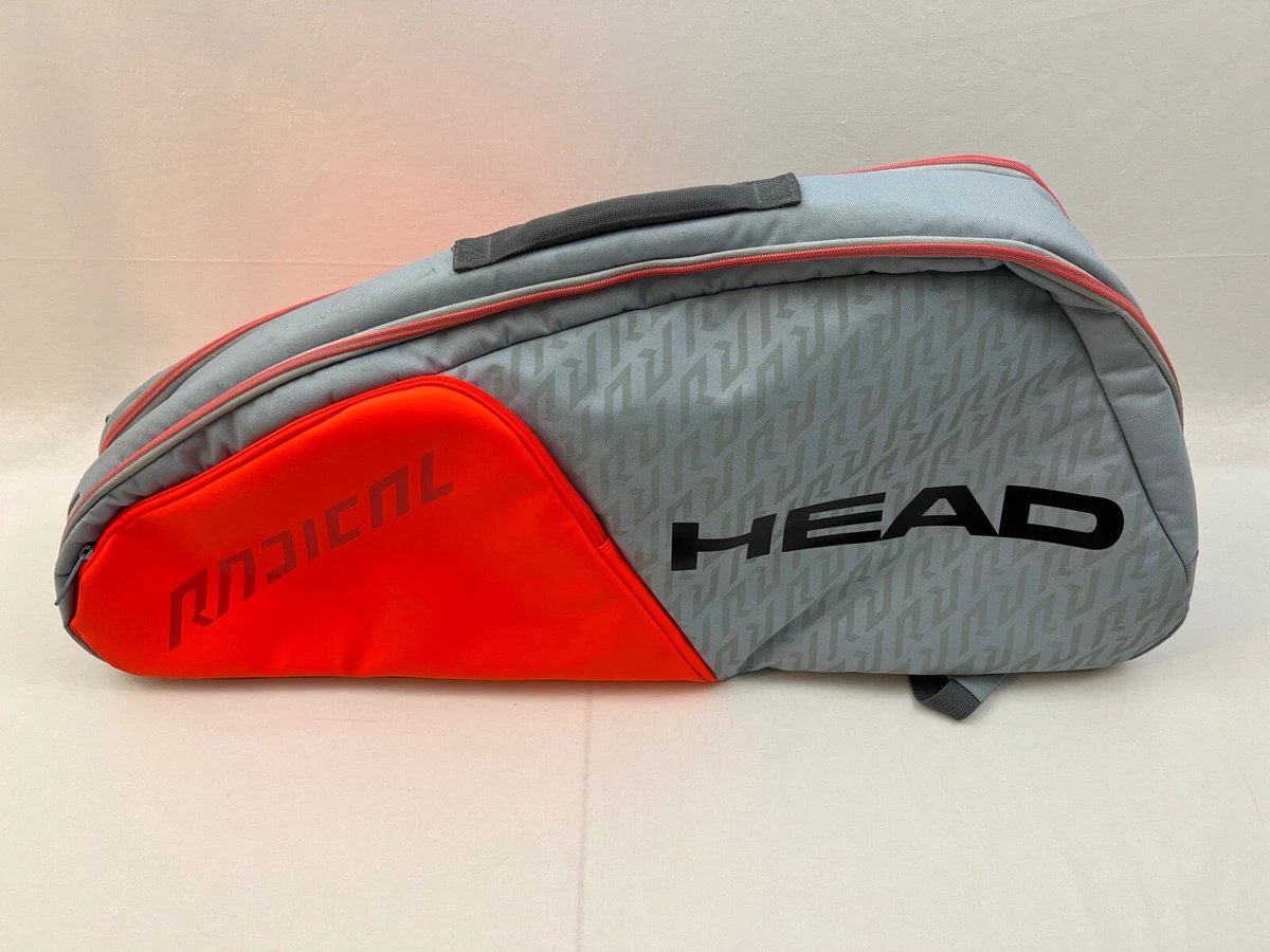 Head Radical 6R Combi Bag Grey Orange Excellent Condition