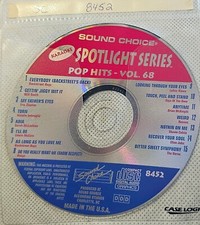 SC8452 POP HITS   SOUND CHOICE KARAOKE CDG LOT SC