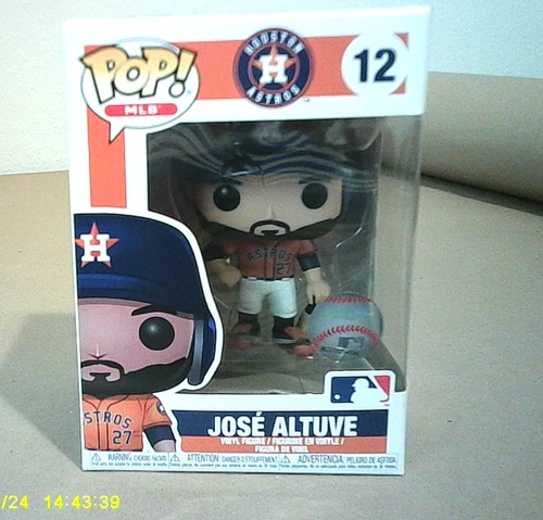 Funko Pop! MLB Houston Astros Jose Altuve #12 Vinyl Figure Orange Jersey