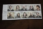 GB 2009 Eminent Britons, Stamps on Piece, Used, ex FDC,