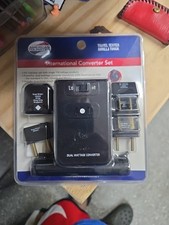 International Converter Set Transforms 220 to 110 Dual Wattage - New