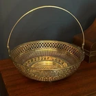 SCRAP or NOT  STERLING SILVER Basket/Handled Bowl--Solid, Not Weighted,225 grams