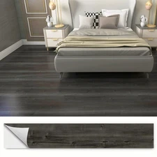 W005 Peel and Stick Floor Tile, Vinyl Plank Flooring Wood Grain Look Flooring...