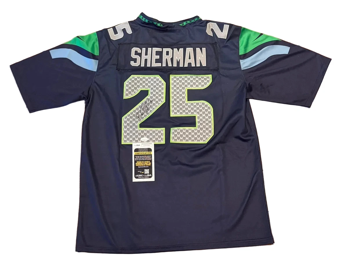 シアトルシーホークス　リチャードシャーマンレプリカユニフォーム Richard Sherman Seattle Seahawks NFL Original Autographed Jerseys