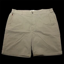 Duck Camp Shorts Mens X-Large Outdoor Hiking Chino Casual Stretch Flex Nylon Tan