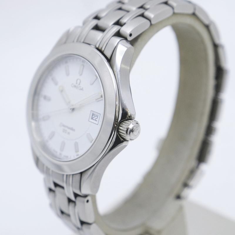 OMEGA Seamaster 120 2511.21 Date Quartz Men's Watch White Dial From japan image 4