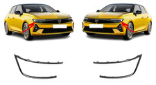 Für Opel Astra L 2021 - 2024 Neu Vorne Stoßstange Scheinwerfer Schwarz Form Paar