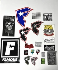 Famous Stars And Straps 20 Sticker Set Travis Barker Blink 182 Transplants Y2K