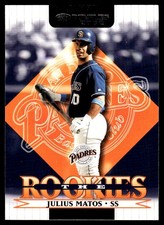 Julius Matos 2002 Donruss The Rookies #52 Padres MLB READ FREE SHIP AutographDen