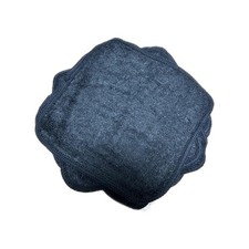 Lot de 25 lingettes lavables en coton gris pour bébé, 15x15 cm