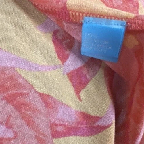 J. McLaughlin Balboa Knit Mesh Breakaway Cardigan size M Pink Orange Sheer * - Imagem 4 de 4