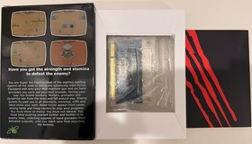 Atari Jaguar Commando Clear Shell Cart Complete CIB Extremely Rare Authentic