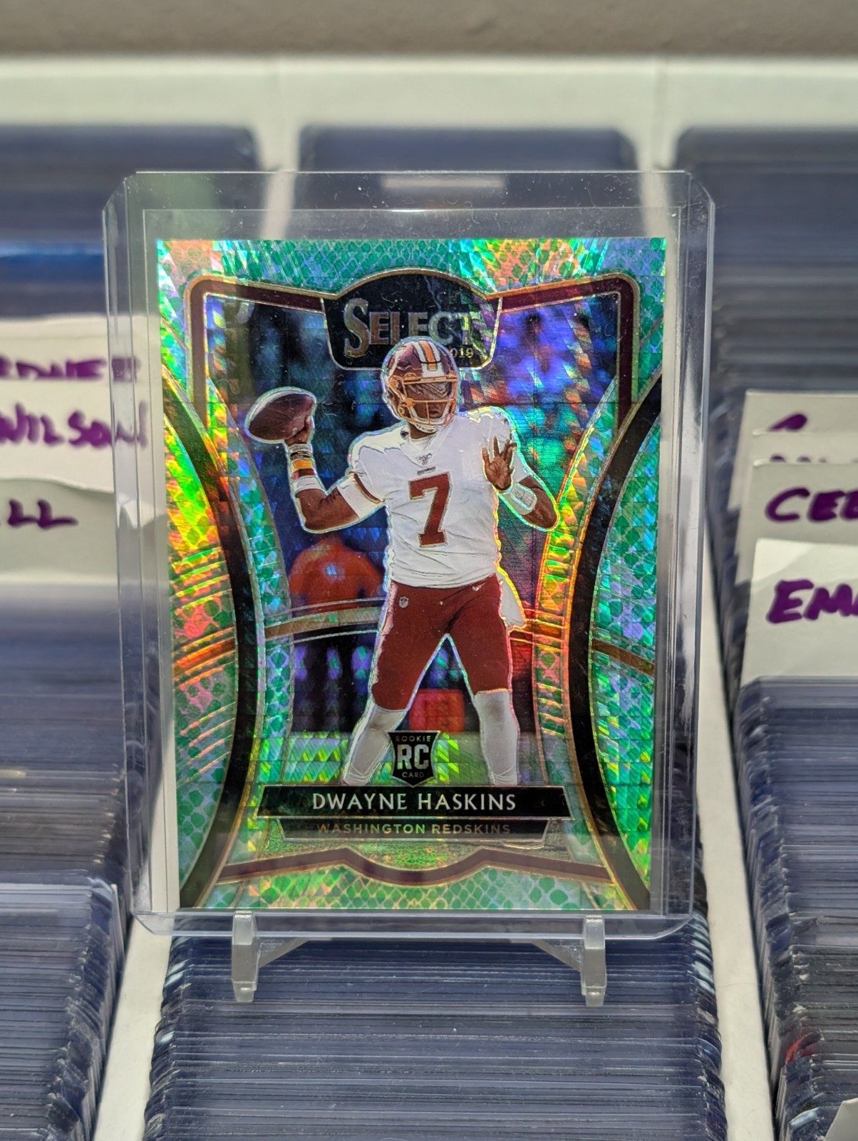 2019 Panini Select Football #73 Dragon Scale Prizm DWAYNE HASKINS RC /88