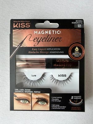 Magnetwimpern, KISS Magnetic Eyeliner & Eyelash Kit, Lure, NEU! + OVP