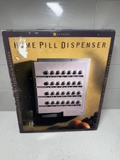 Automatic Push Button Pill Dispenser VTG hard To Find Wall Mount NEW