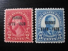 UNITED STATES Sc. #647-648 scarce mint MNH stamp set! SCV $28.75