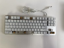 Razer BlackWidow Lite Mechanical Keyboard Mercury White Orange Switches SEE PICS