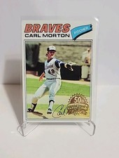 2026 Topps Heritage Carl Morton #24 1977 Topps Original Buyback Braves