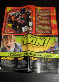 LEGO 21107 Minecraft + Micro World &ndash; "The End" Complete w/ box + manuals