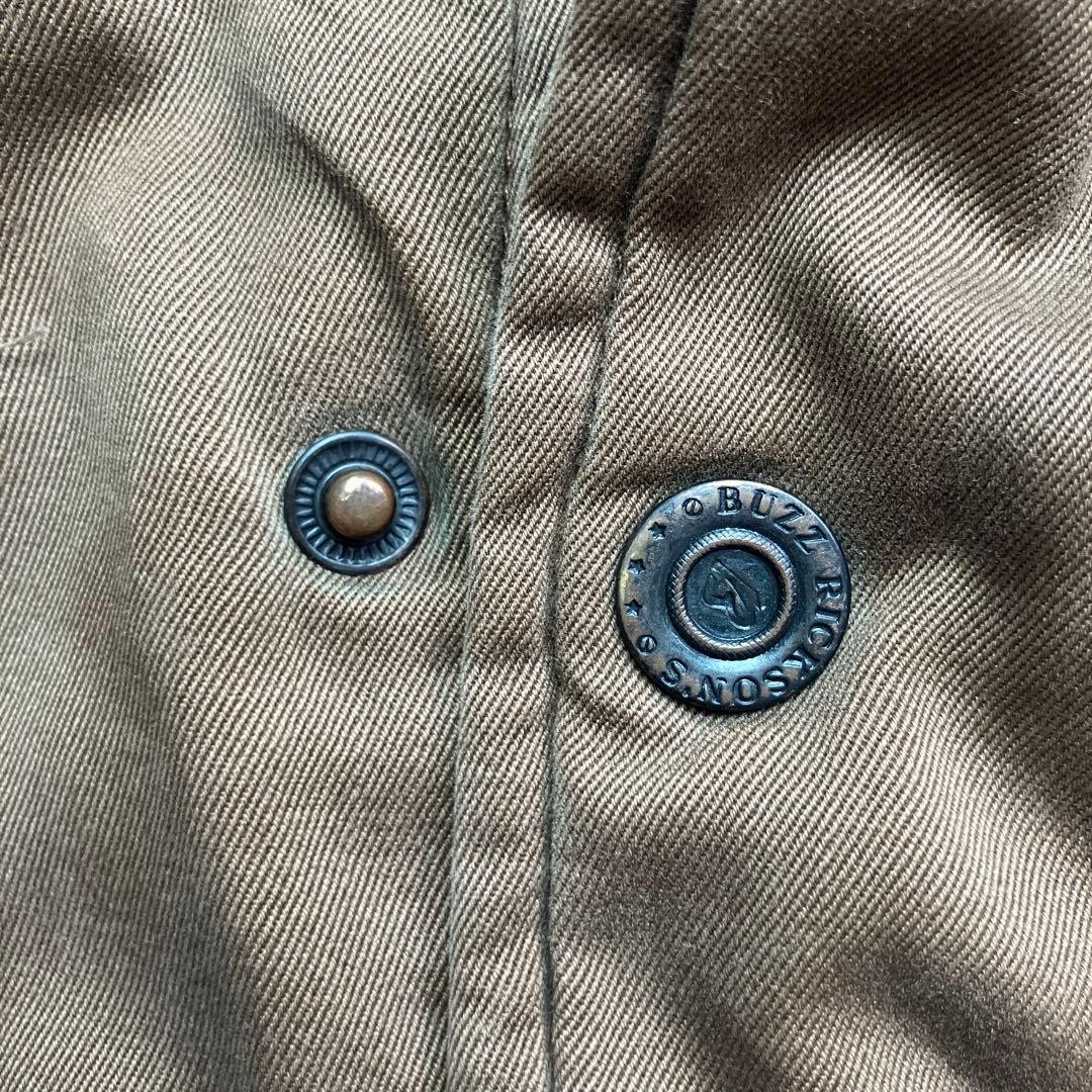 Buzz Rickson's Military Jacket Brown Corduroy Col… - image 3