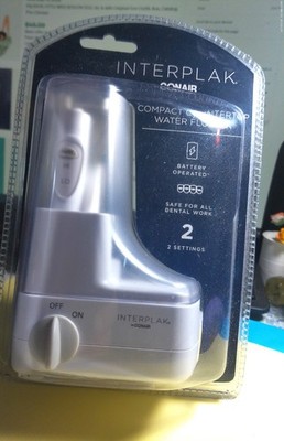 Interplak by Conair Compact Dental Water Jet Pick Flossing System WJX01 New