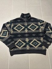 Polo by Ralph Lauren Size L Native Deep Pile Half Zip Sweater