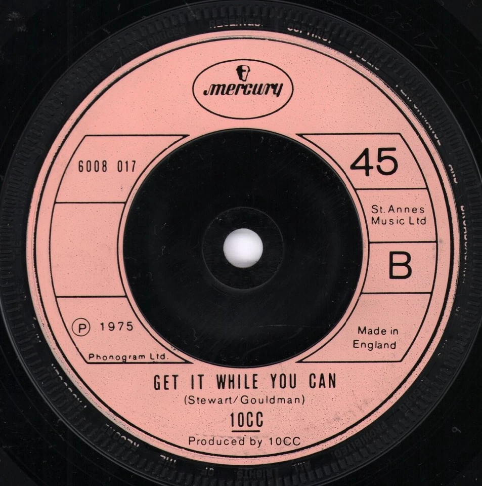 10cc Art For Arts Sake 7" vinyl UK Mercury 1975 6008017 - Image 2 of 2