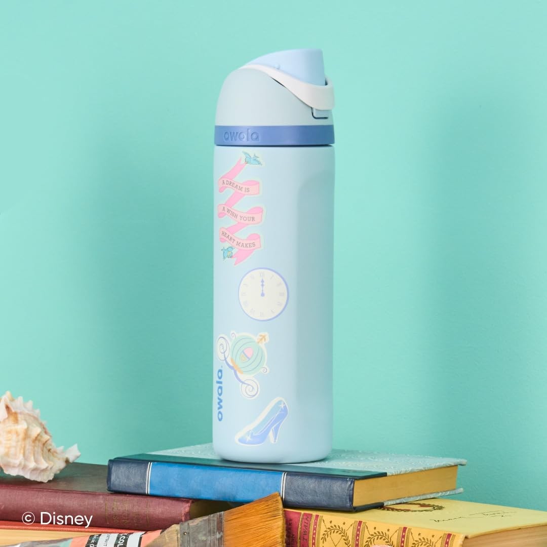 Owala ディズニー FreeSip ⭐︎ シンデレラ 日本未発売 Owala Disney Princess FreeSip Insulated Stainless Steel 24 Ounces