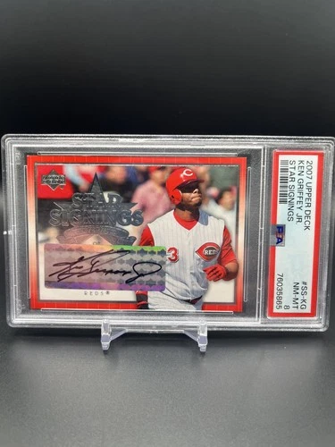 2007 UPPER DECK KEN GRIFFEY JR STAR SIGNINGS #SS-KG PSA 8