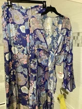 Nine Lives Bazaar Palazzo Pants And Wrap Top-new With Tags 