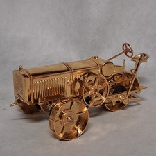 John Deere Dain 1:16 Gold Diecast Farm Tractor 1996 John Deere Expo Nashville Tn